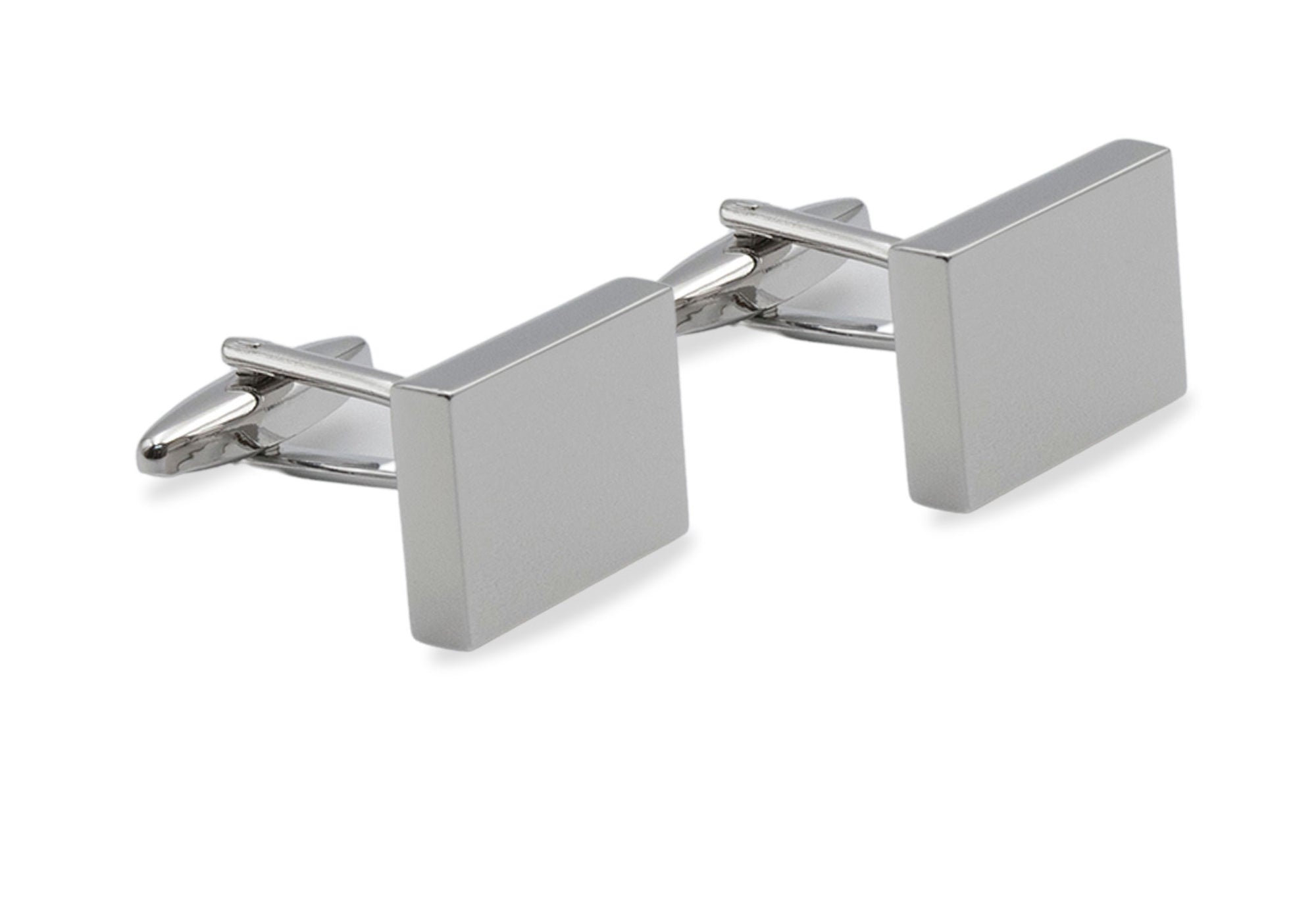 Aragua Chrome Rectangle Cufflinks