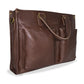 Piedras Walnut Leather Messenger Bag