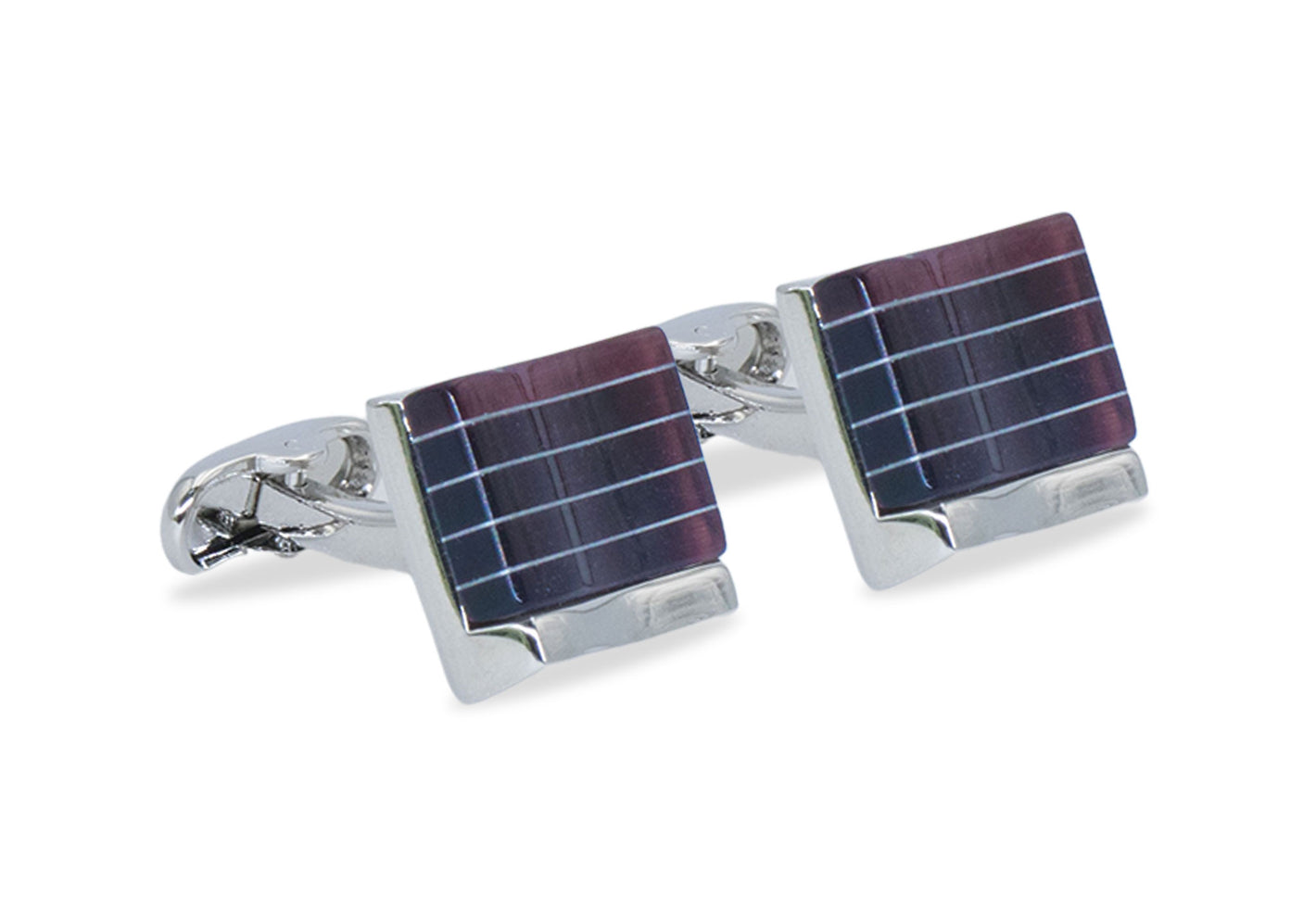 Merida Sangria Chrome Cufflink