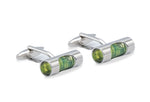 La Grita Chrome Hour Glass Cufflink