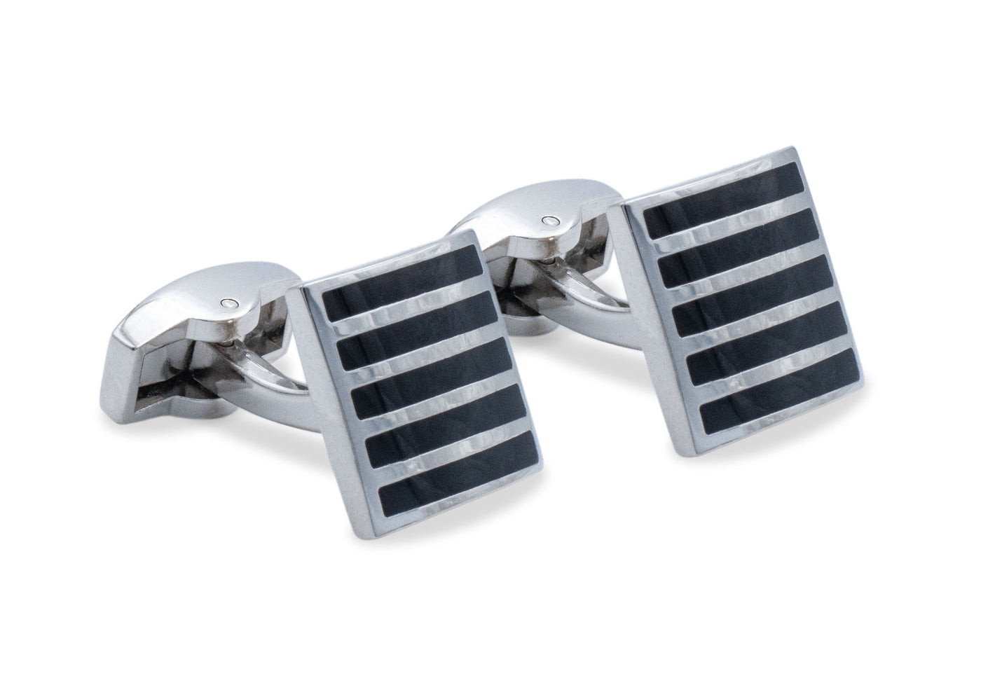 Cagua Chrome Horizontal Cufflink