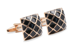 Barlovento II Black Gold-Tone Cufflink