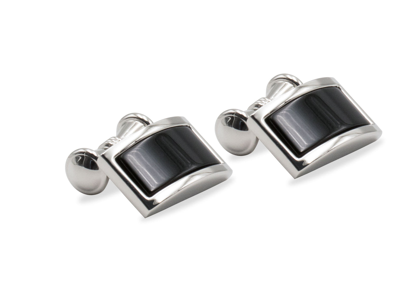 Araya Chrome Trumpet Cufflink