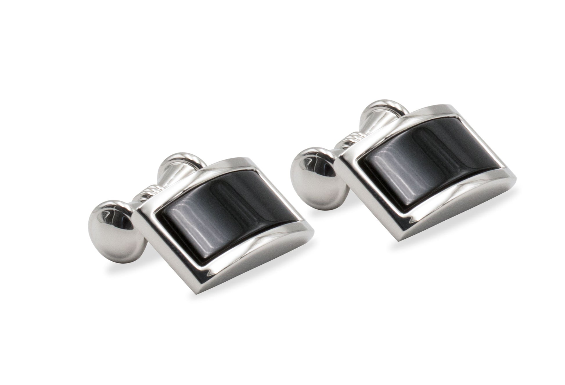 Araya Chrome Trumpet Cufflink