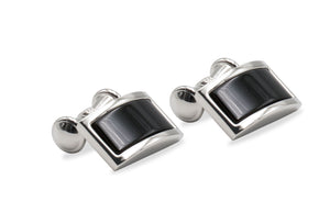 Araya Chrome Trumpet Cufflink