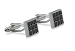 Isla Black Diamonte Cufflink