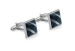 Aragua Chrome Diagonal Cufflink