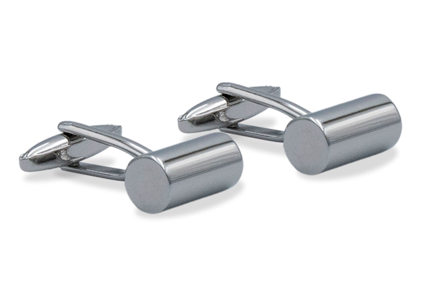 Aragua II Chrome Tube Cufflinks