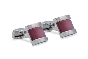 Acarigua Chrome II Pink Cufflink