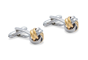 Ojeda Double Gold Tone Cufflinks