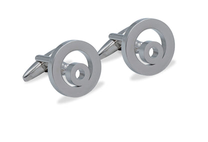 Caracas Floating Chrome Cufflink