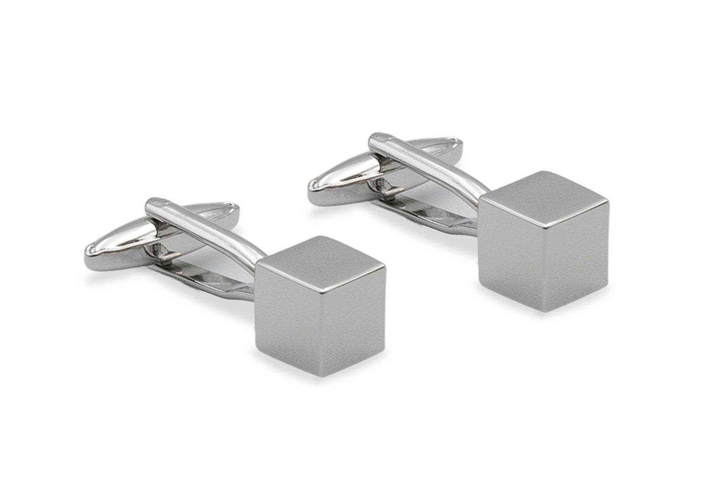 Aragua Chrome Cube Cufflinks