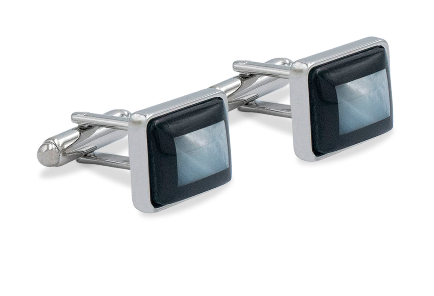 Aragua Chrome Rectangle Cufflink