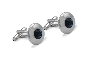 Mamporal Black Chrome Cufflink