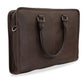 Envigado Walnut Leather Compact Messenger Bag