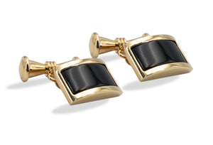 Araya Chrome Rectangle Cufflink