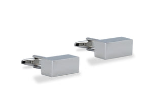 Aragua Chrome Ingot Cufflinks