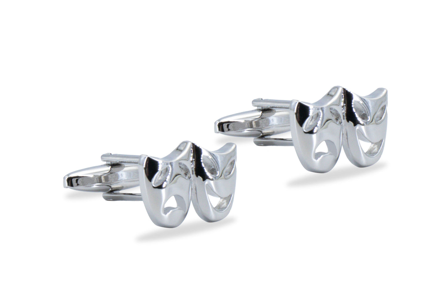 Melpo Masks Chrome Cufflink