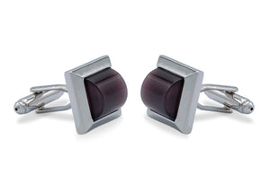 Cua II Purple Cufflink