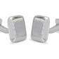 Chimbote Square Chrome Cufflink