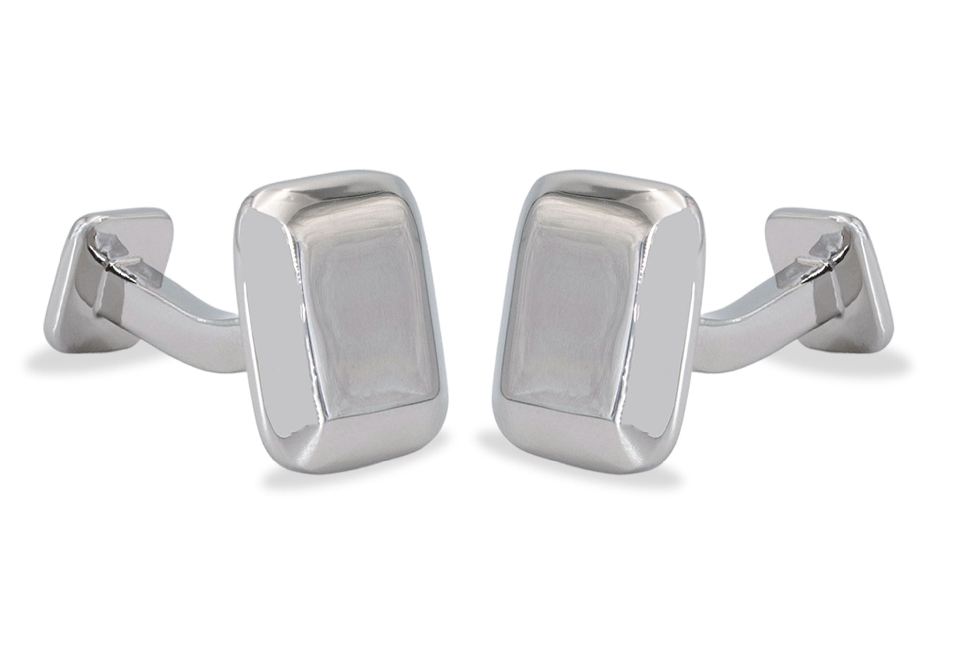 Chimbote Square Chrome Cufflink