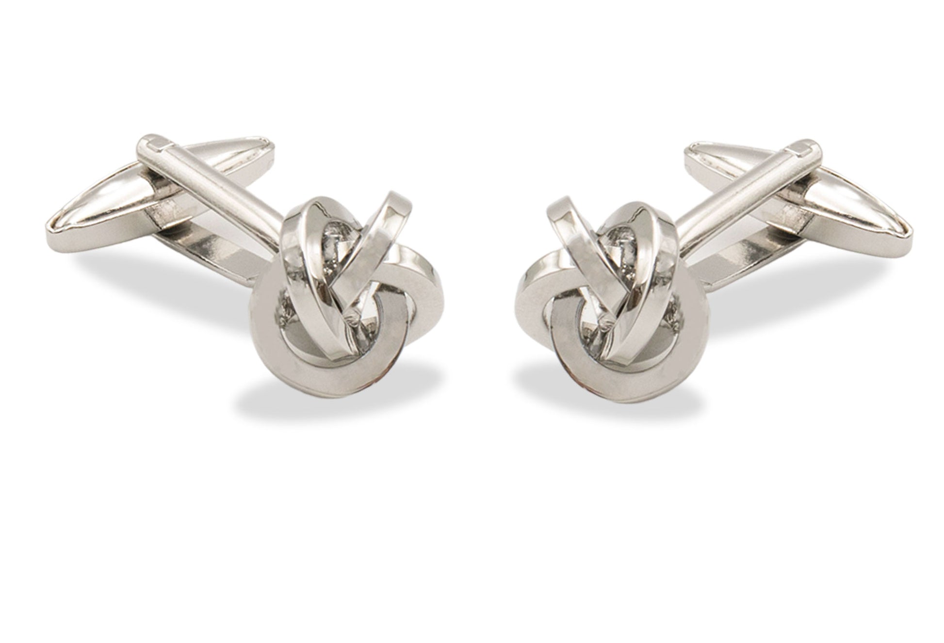 Ojeda II Chrome Knot Cufflinks