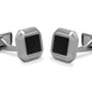 Acarigua II Rectangle Chrome Cufflink