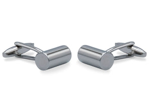 Aragua II Chrome Tube Cufflinks