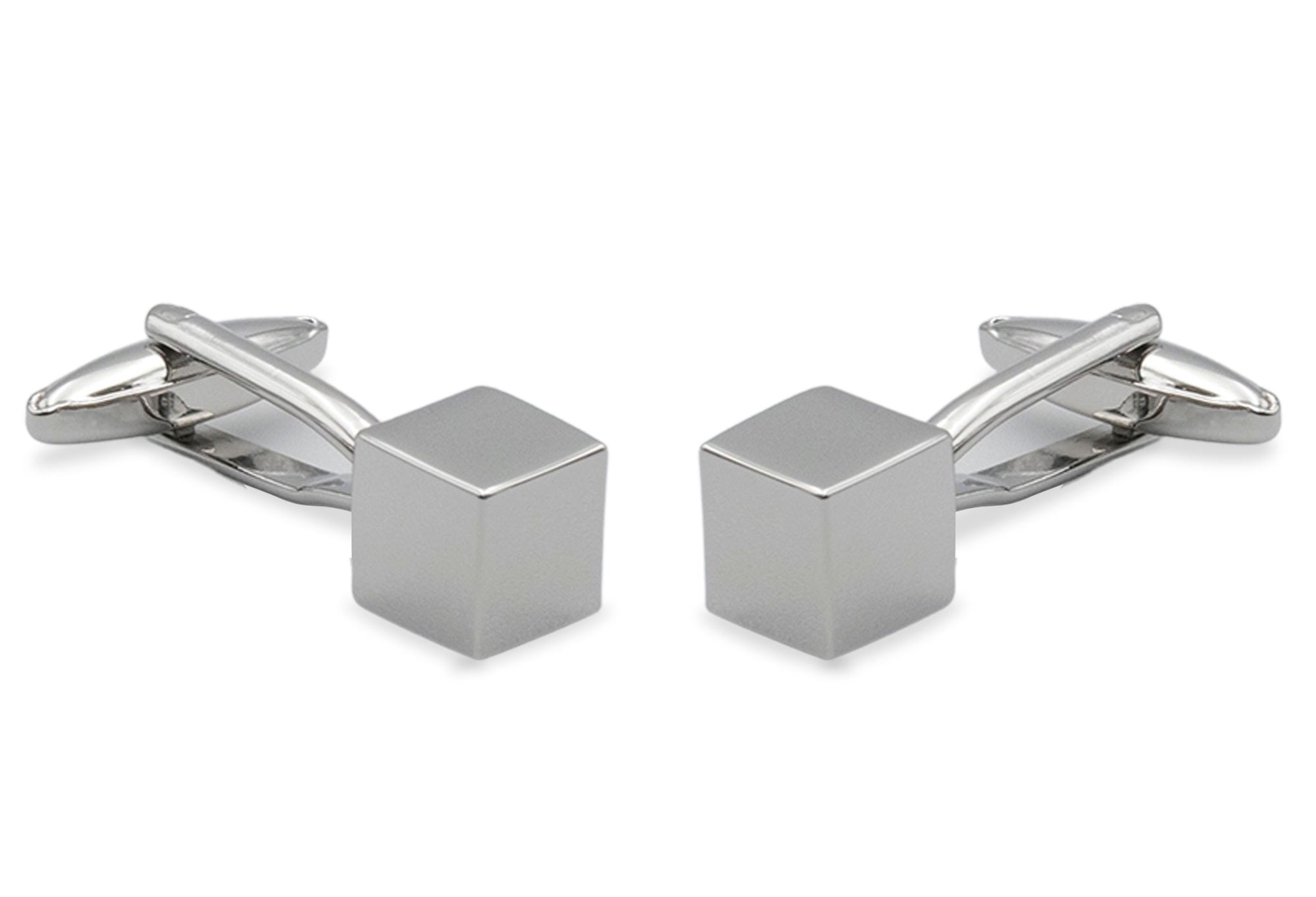 Aragua Chrome Cube Cufflinks