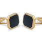 Acarigua Rectangle Gold Cufflink