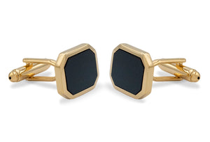 Acarigua Rectangle Gold Cufflink