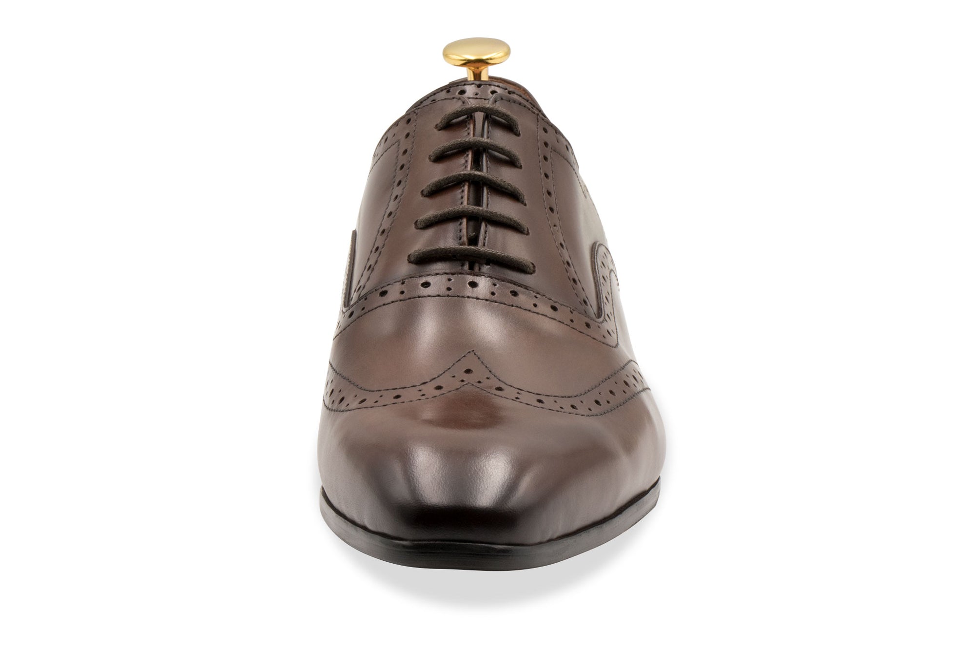 Rosario Wingtip Pecan Oxford Leather Shoes