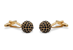 Sinamaica Black Diamonte Cufflinks