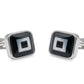Aragua Chrome Square Cufflink