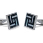 Aragua Chrome Pixel Cufflink
