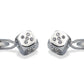 Dados Diamonte Chrome Cufflinks