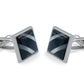 Aragua Chrome Diagonal Cufflink