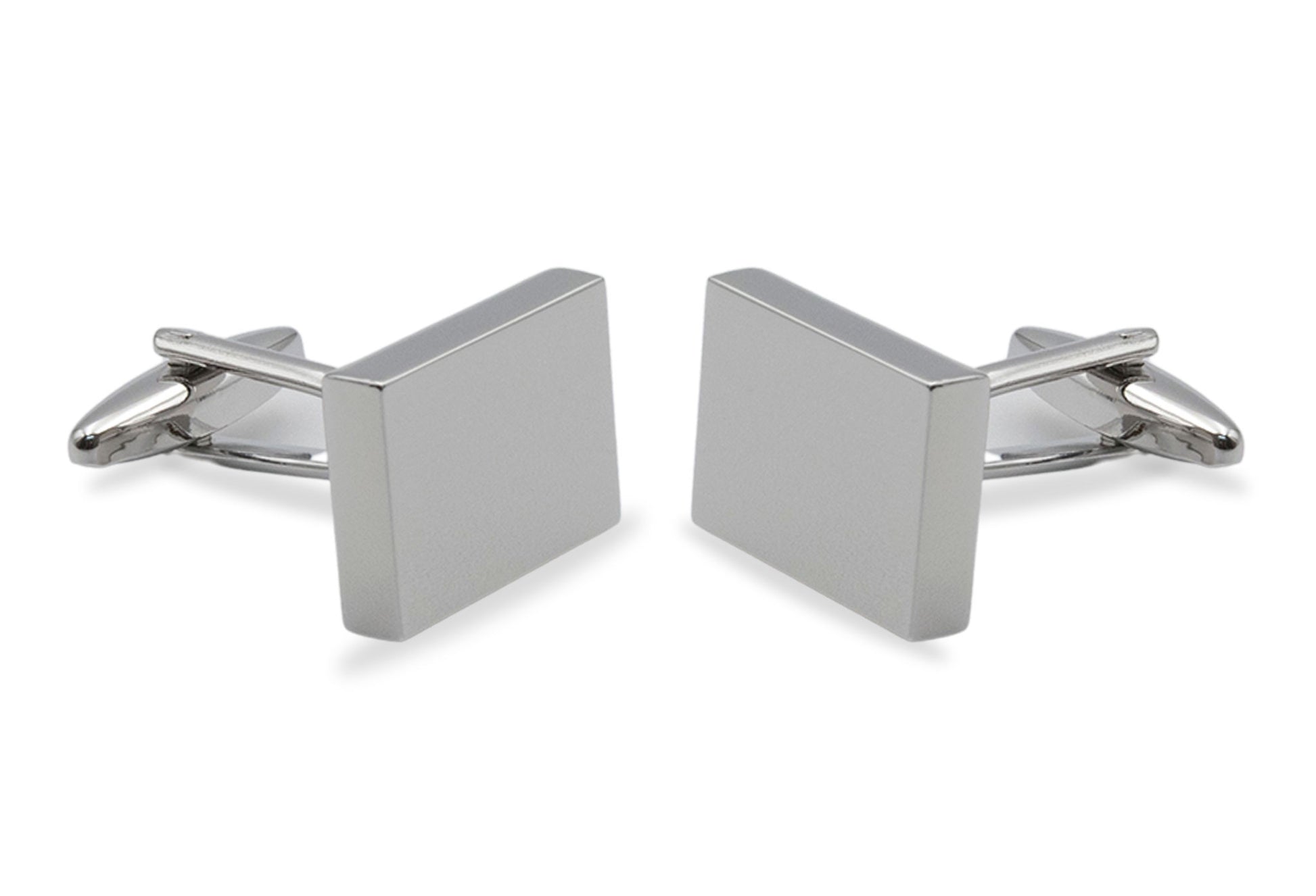 Aragua Chrome Rectangle Cufflinks