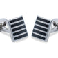 Cagua Chrome Horizontal Cufflink