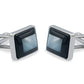 Aragua Chrome Rectangle Cufflink