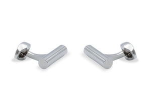 Aragua Chrome Tube Cufflinks