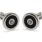 Guanare Chrome Diamonte Cufflink