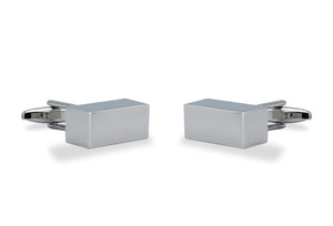 Aragua Chrome Ingot Cufflinks
