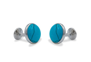 San Carlos Saphire Opal Cufflinks