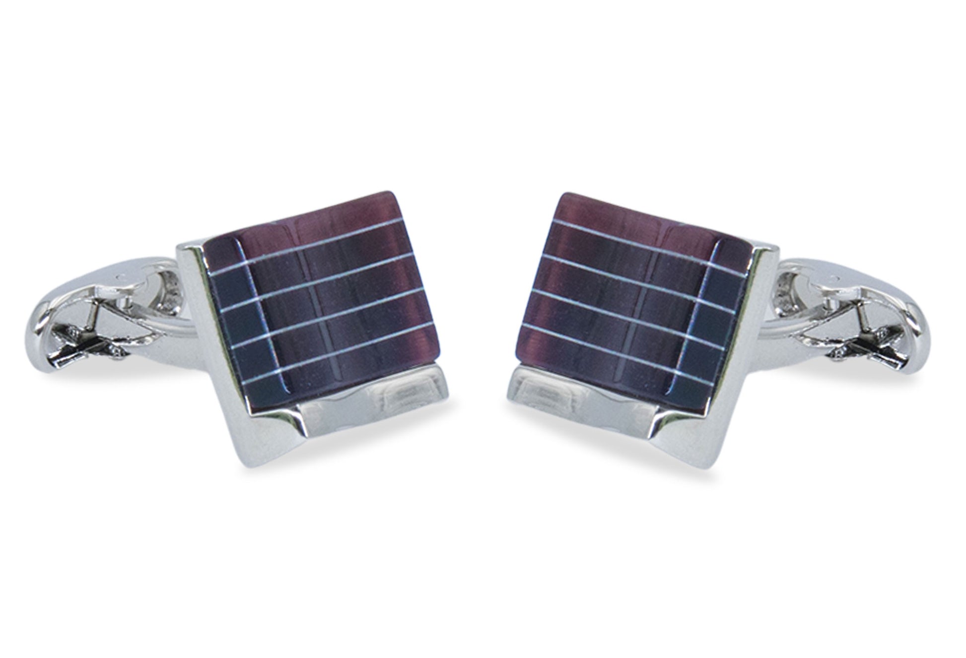 Merida Sangria Chrome Cufflink