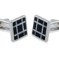 Aragua Chrome Check Cufflink