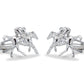 Racehorse Chrome Cufflink
