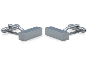 Aragua II Chrome Ingot Cufflinks
