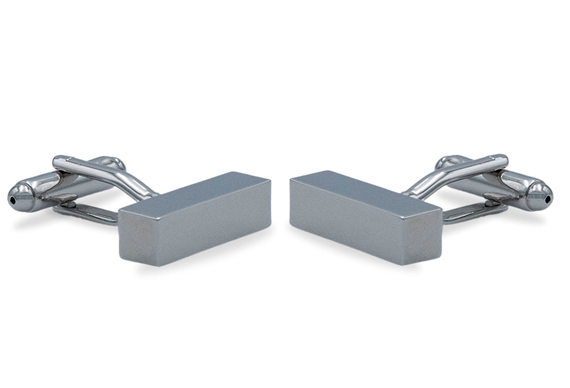 Aragua II Chrome Ingot Cufflinks