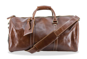 Bogota Patina Vintage Leather Duffle